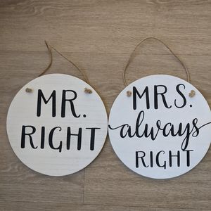 Cute Wooden Signs for Couple